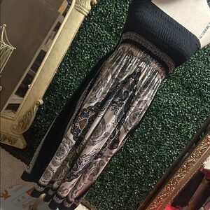 Black and White Patterned dress